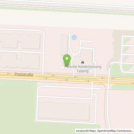 Standortübersicht der Tankstelle Porsche Niederlassung Leipzig GmbH in 04158 Leipzig