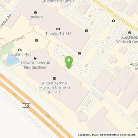 Standortübersicht der Tankstelle BEG Kraichgau eG in 74889 Sinsheim