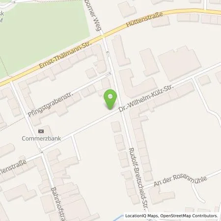 Standortübersicht der Tankstelle Sangerhäuser Erneuerbare Energie Service Gesellschaft mbH in 06526 Sangerhausen