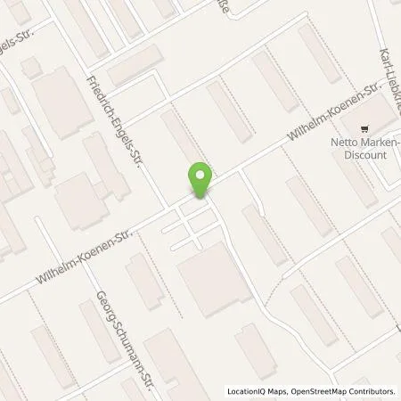 Standortübersicht der Tankstelle Sangerhäuser Erneuerbare Energie Service Gesellschaft mbH in 06526 Sangerhausen