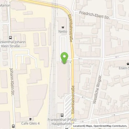 Standortübersicht der Tankstelle Regioladen+ GmbH & Co.KG in 67227 Frankenthal