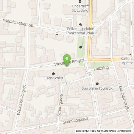 Standortübersicht der Tankstelle Regioladen+ GmbH & Co.KG in 67227 Frankenthal (Pfalz)