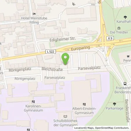 Standortübersicht der Tankstelle Regioladen+ GmbH & Co.KG in 67227 Frankenthal (Pfalz)