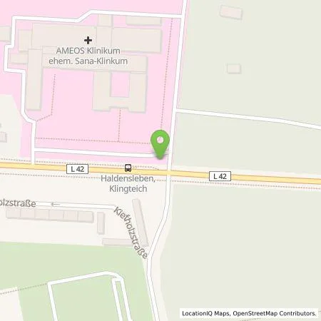 Standortübersicht der Tankstelle Q1 Energie AG in 39340 Haldensleben