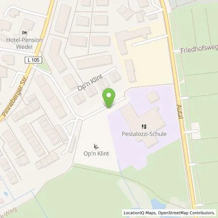 Standortübersicht der Tankstelle Stadtwerke Wedel GmbH in 22880 Wedel