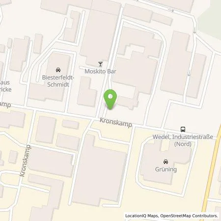 Standortübersicht der Tankstelle Stadtwerke Wedel GmbH in 22880 Wedel