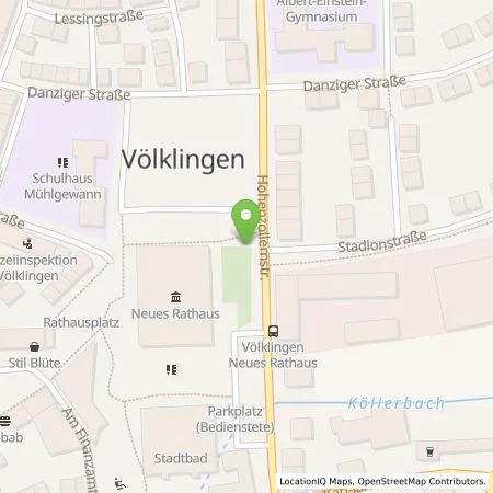 Standortübersicht der Tankstelle Stadtwerke Völklingen Vertrieb GmbH in 66333 Völklingen