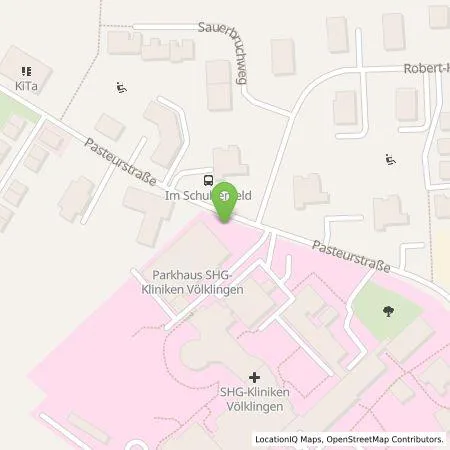 Standortübersicht der Tankstelle Stadtwerke Völklingen Vertrieb GmbH in 66333 Völklingen