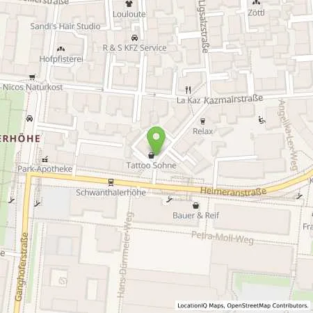 Standortübersicht der Tankstelle SWM Versorgungs GmbH in 80339 München