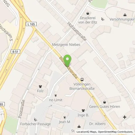 Standortübersicht der Tankstelle Stadtwerke Völklingen Vertrieb GmbH in 66333 Völklingen