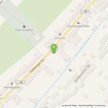 Standortübersicht der Tankstelle Stadtwerke Völklingen Vertrieb GmbH in 66333 Völklingen