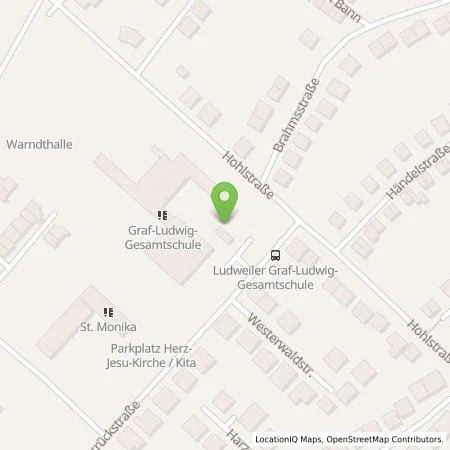 Standortübersicht der Tankstelle Stadtwerke Völklingen Vertrieb GmbH in 66333 Völklingen