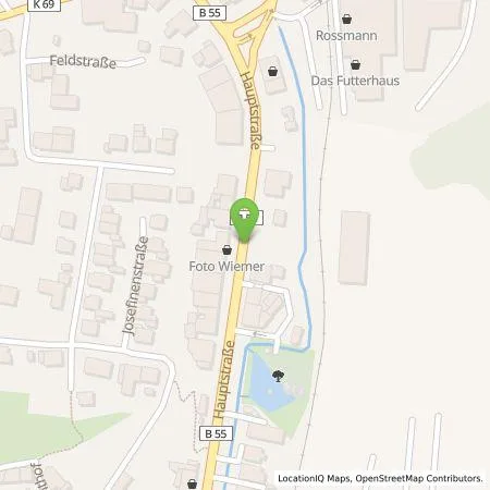 Standortübersicht der Tankstelle Volksbank Hellweg eG in 59581 Warstein