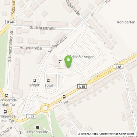 Standortübersicht der Tankstelle Stadtwerke Wernigerode GmbH in 38856 Wernigerode