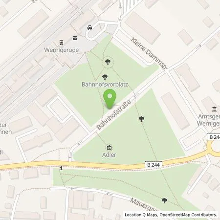 Standortübersicht der Tankstelle Stadtwerke Wernigerode GmbH in 38855 Wernigerode