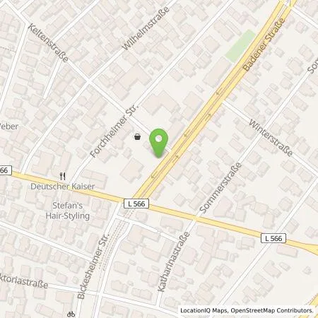 Standortübersicht der Tankstelle next step mobility GmbH in 76287 Rheinstetten