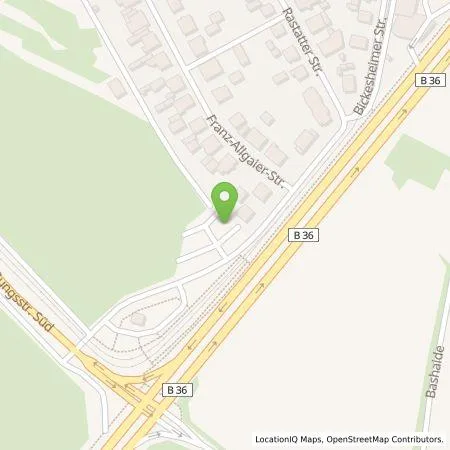 Standortübersicht der Tankstelle next step mobility GmbH in 76287 Rheinstetten