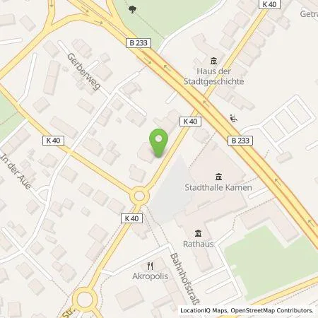 Standortübersicht der Tankstelle GSW Gemeinschaftsstadtwerke GmbH Kamen, Bönen, Bergkamen in 59174 Kamen