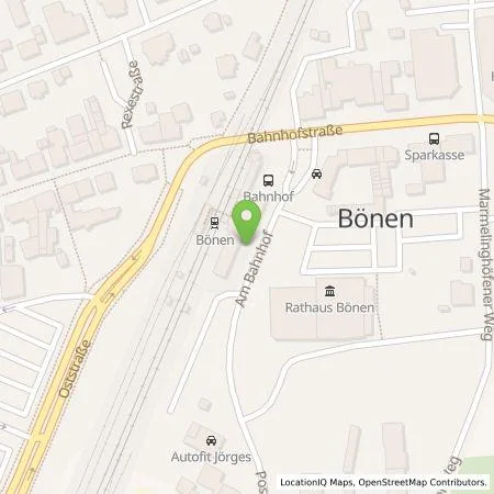 Standortübersicht der Tankstelle GSW Gemeinschaftsstadtwerke GmbH Kamen, Bönen, Bergkamen in 59199 Bönen