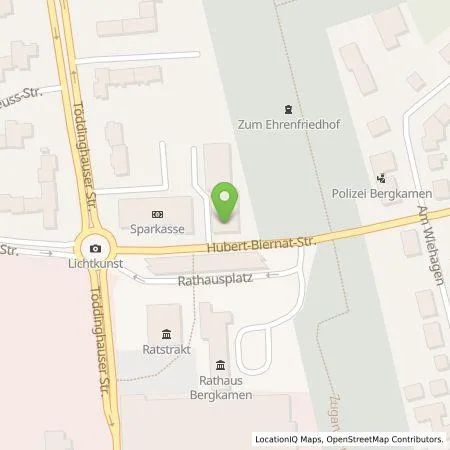 Standortübersicht der Tankstelle GSW Gemeinschaftsstadtwerke GmbH Kamen, Bönen, Bergkamen in 59192 Bergkamen