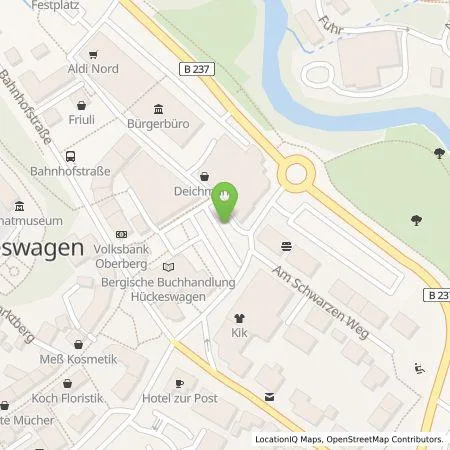 Standortübersicht der Tankstelle BEW Bergische Energie und Wasser GmbH in 42499 Hückeswagen