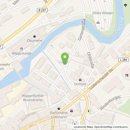 Standortübersicht der Tankstelle BEW Bergische Energie und Wasser GmbH in 51688 Wipperfürth