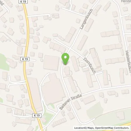 Standortübersicht der Tankstelle BEW Bergische Energie und Wasser GmbH in 42929 Wermelskirchen