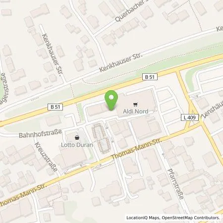 Standortübersicht der Tankstelle BEW Bergische Energie und Wasser GmbH in 42929 Wermelskirchen