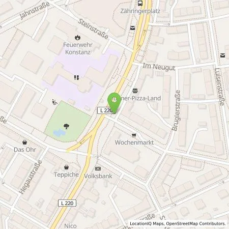 Standortübersicht der Tankstelle Stadtwerke Konstanz Mobil GmbH in 78464 Konstanz