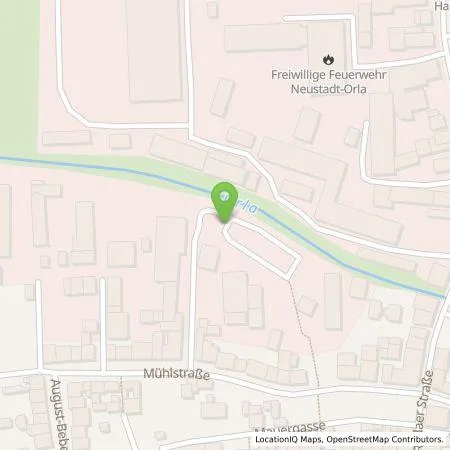 Standortübersicht der Tankstelle Stadtwerke Neustadt an der Orla in 07806 Neustadt an der Orla