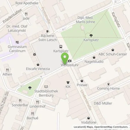 Standortübersicht der Tankstelle Stadtwerke Bernburg GmbH in 06406 Bernburg (Saale)