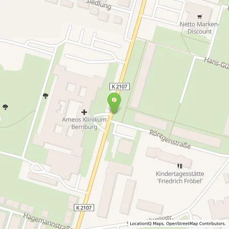 Standortübersicht der Tankstelle Stadtwerke Bernburg GmbH in 06406 Bernburg (Saale)