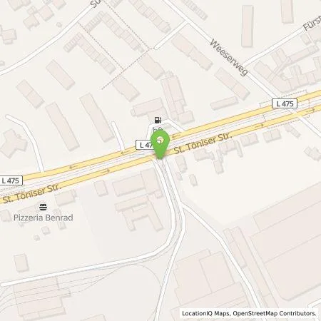 Standortübersicht der Tankstelle SWK ENERGIE GmbH in 47804 Krefeld