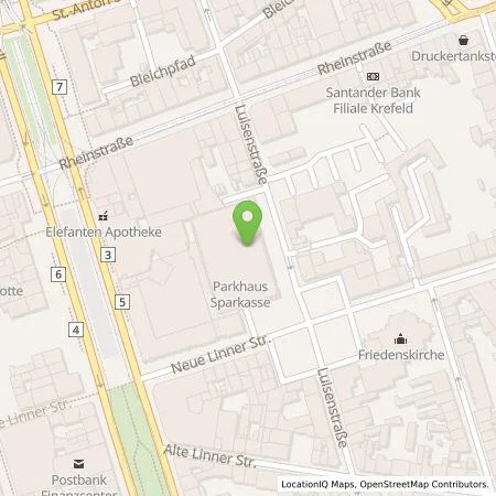 Standortübersicht der Tankstelle SWK ENERGIE GmbH in 47799 Krefeld