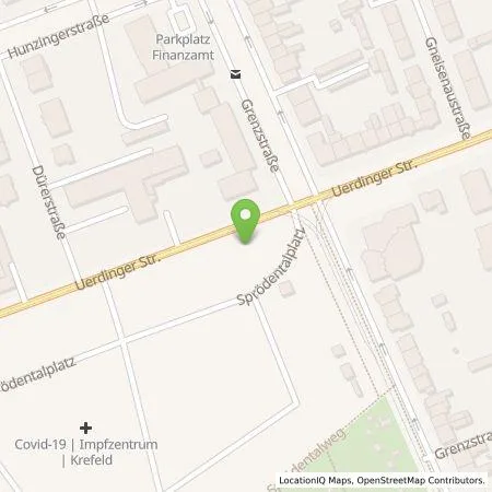 Standortübersicht der Tankstelle SWK ENERGIE GmbH in 47799 Krefeld