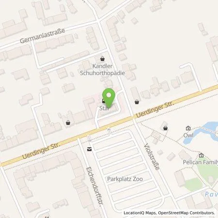 Standortübersicht der Tankstelle SWK ENERGIE GmbH in 47800 Krefeld