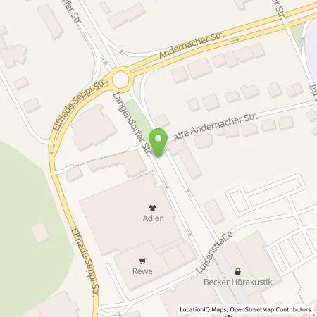 Standortübersicht der Tankstelle Stadtwerke Neuwied GmbH in 56564 Neuwied