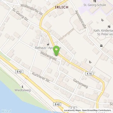 Standortübersicht der Tankstelle Stadtwerke Neuwied GmbH in 56567 Neuwied