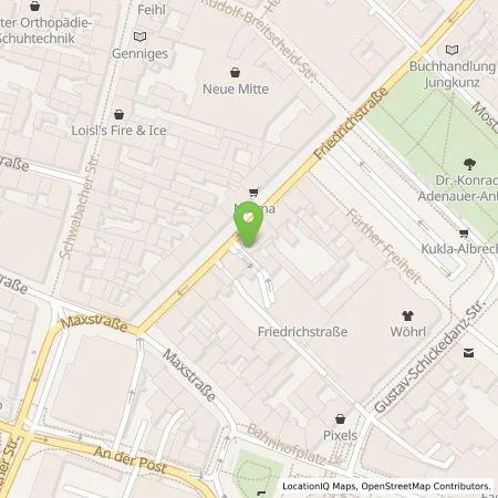 Standortübersicht der Tankstelle Park One GmbH in 90762 Fürth