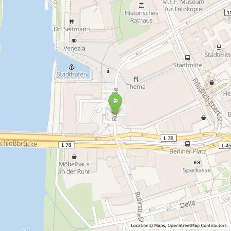 Standortübersicht der Tankstelle Park One GmbH in 45468 Mülheim an der Ruhr