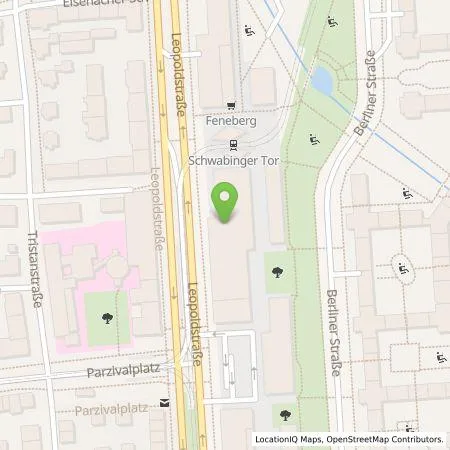 Standortübersicht der Tankstelle Park One GmbH in 80804 München