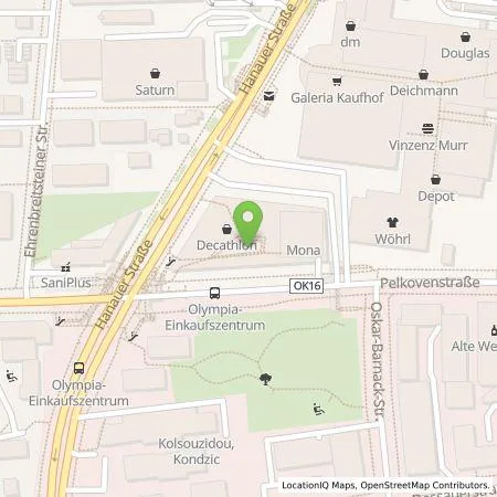 Standortübersicht der Tankstelle Park One GmbH in 80992 München