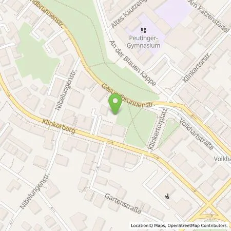 Standortübersicht der Tankstelle Park One GmbH in 86150 Augsburg