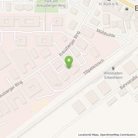 Standortübersicht der Tankstelle Thomas Kaufmann in 65205 Wiesbaden