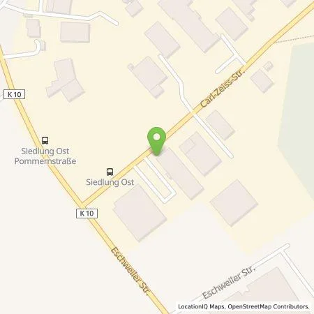 Standortübersicht der Tankstelle Guido Schaefer GmbH in 52477 Alsdorf