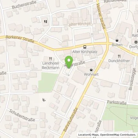 Standortübersicht der Tankstelle Volksbank Heiden eG in 46359 Heiden