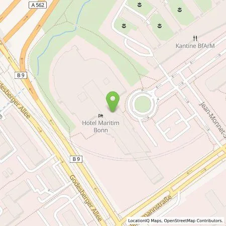 Standortübersicht der Tankstelle Maritim Hotelgesellschaft mbH in 53175 Bonn