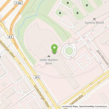 Standortübersicht der Tankstelle Maritim Hotelgesellschaft mbH in 53175 Bonn