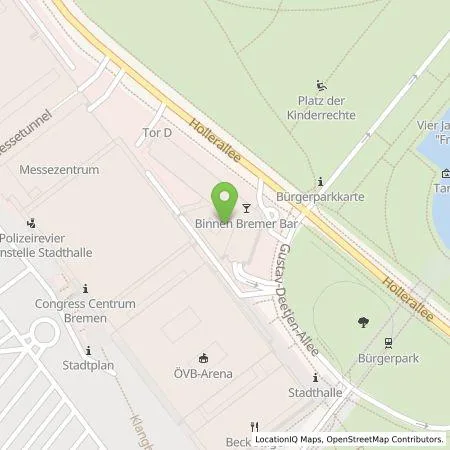 Standortübersicht der Tankstelle Maritim Hotelgesellschaft mbH in 28215 Bremen