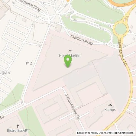 Standortübersicht der Tankstelle Maritim Hotelgesellschaft mbH in 40474 Düsseldorf